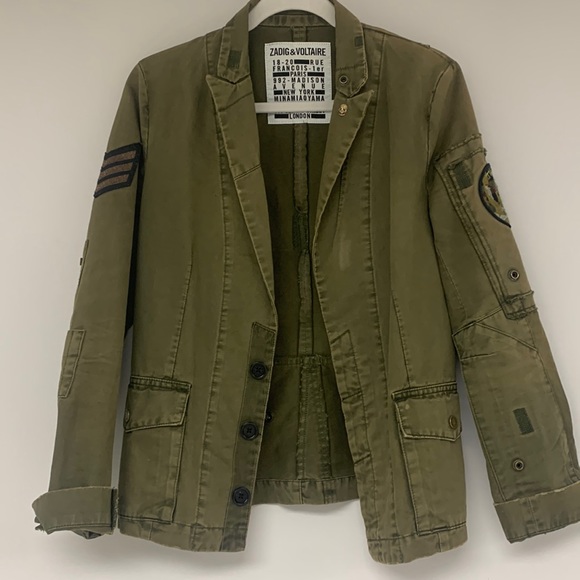 Zadig & Voltaire Military Jacket. Fall ‘21 edition. Never worn. Small.